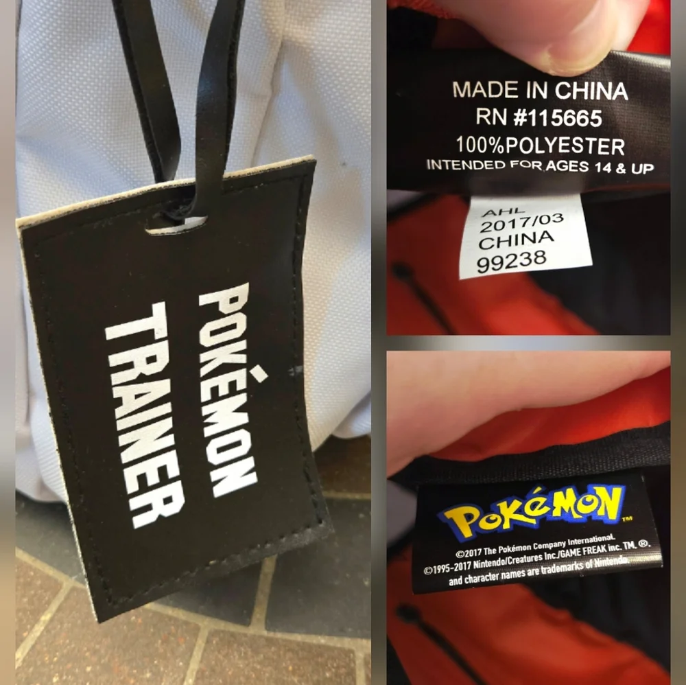 Pokemon Nintendo Game Freak Poke Ball Backpack
